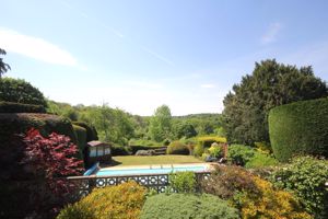 Views over the garden- click for photo gallery